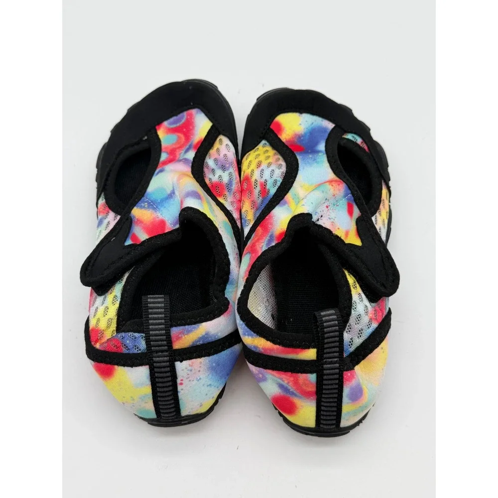 Kids Tie Dye Water Shoes Aqua Socks Slip On Beach Pool Swim Shoes Multicolor 13